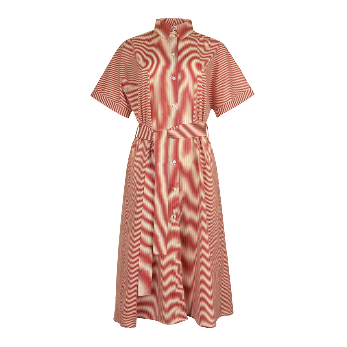 Robe estivale manches courtes LASCARI rouge, LISCA