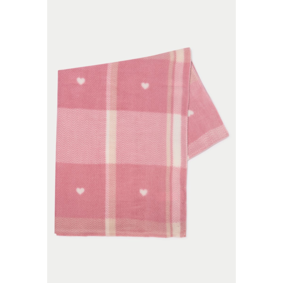 Écharpe plaid rose, CACHE CACHE