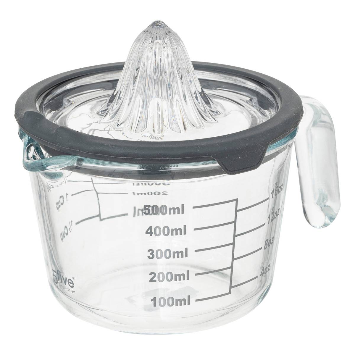 Presse-agrumes "Néo 2" avec verre doseur, 500 ml gris, 5FIVE SIMPLY SMART