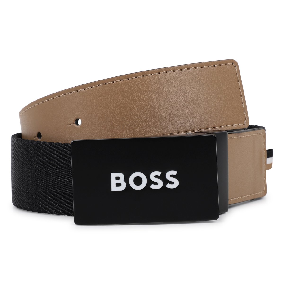 Ceinture réversible black, BOSS KIDSWEAR