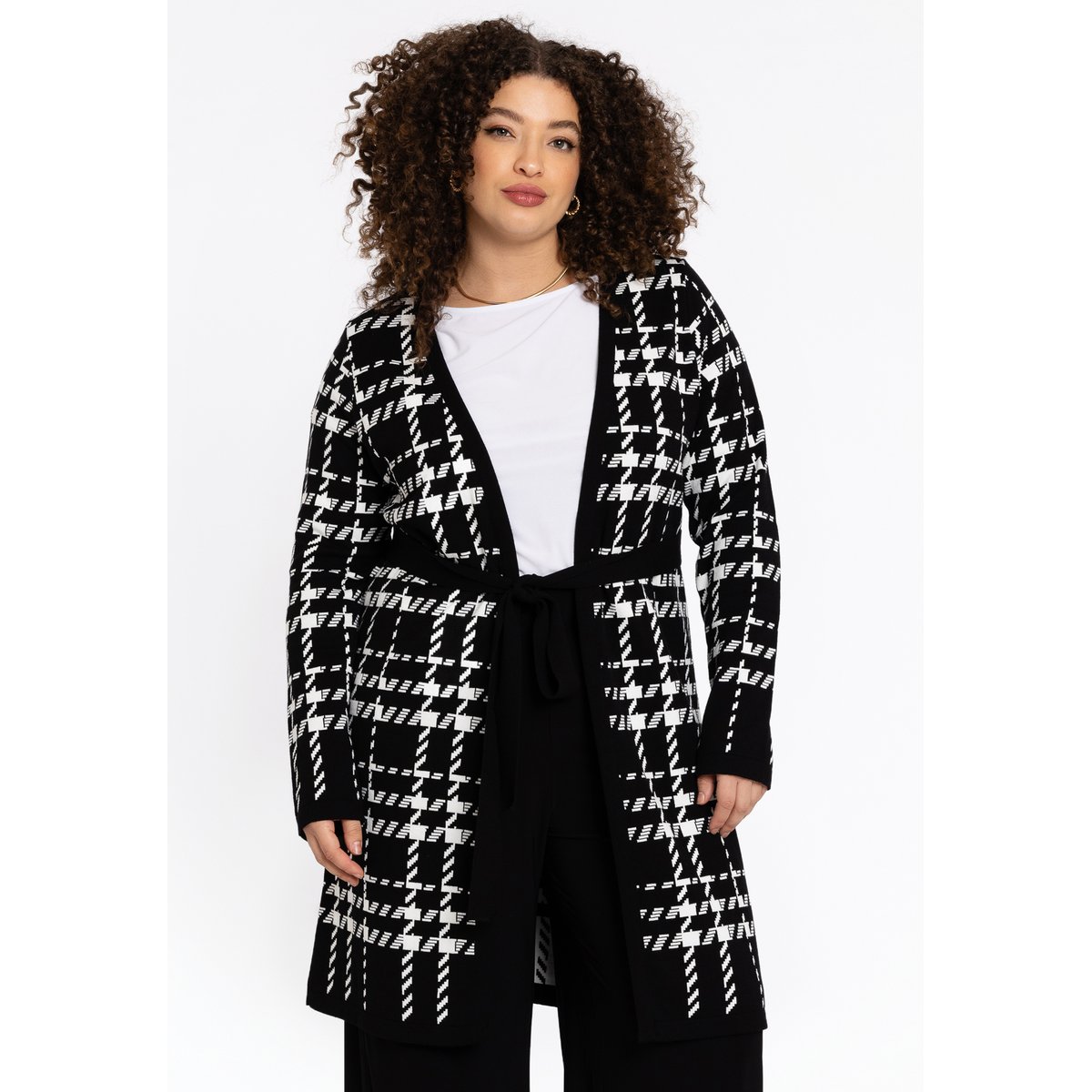 Gilet imprimée noir, YOEK