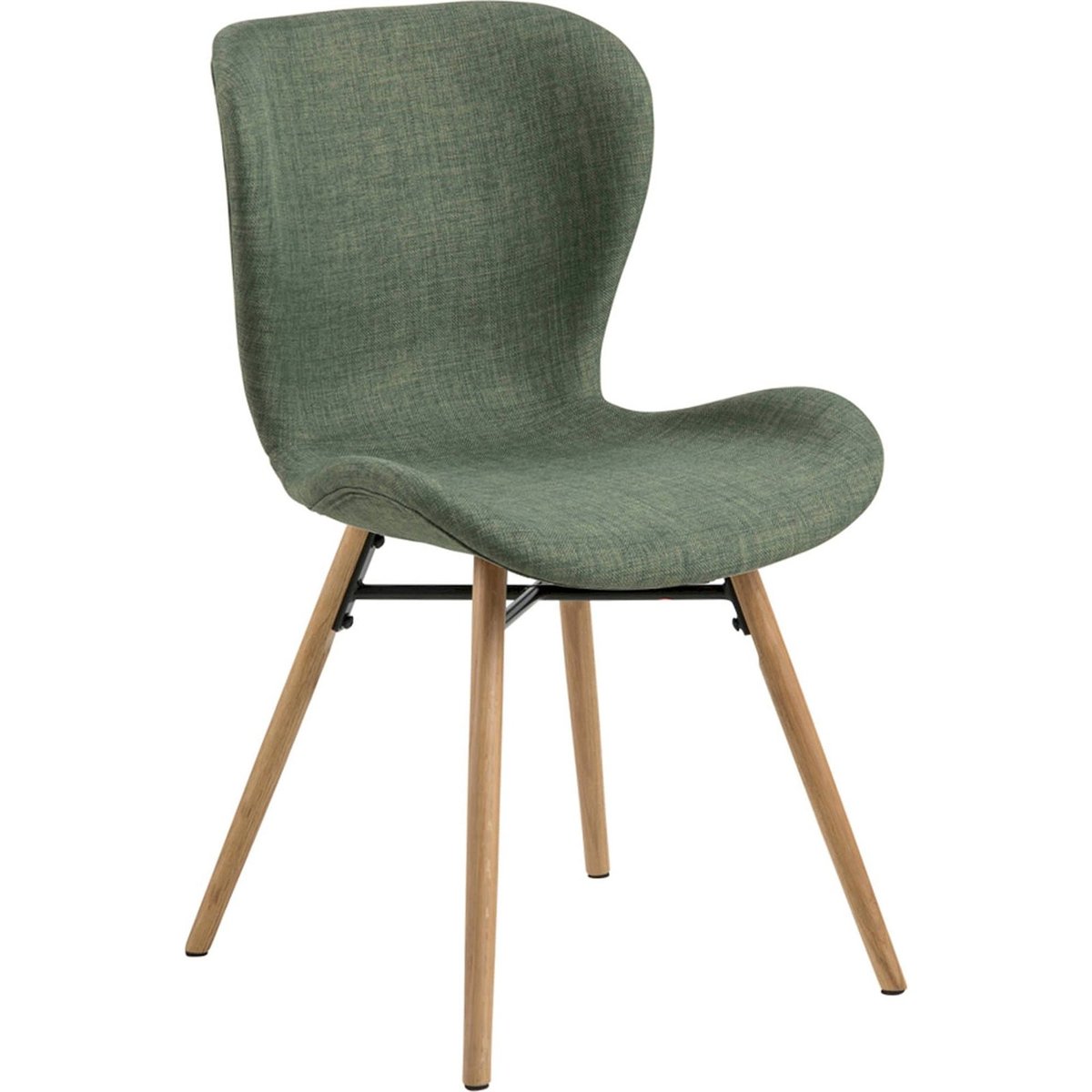 Chaise de repas matelassée collection GLENA noir, RECOLLECTION