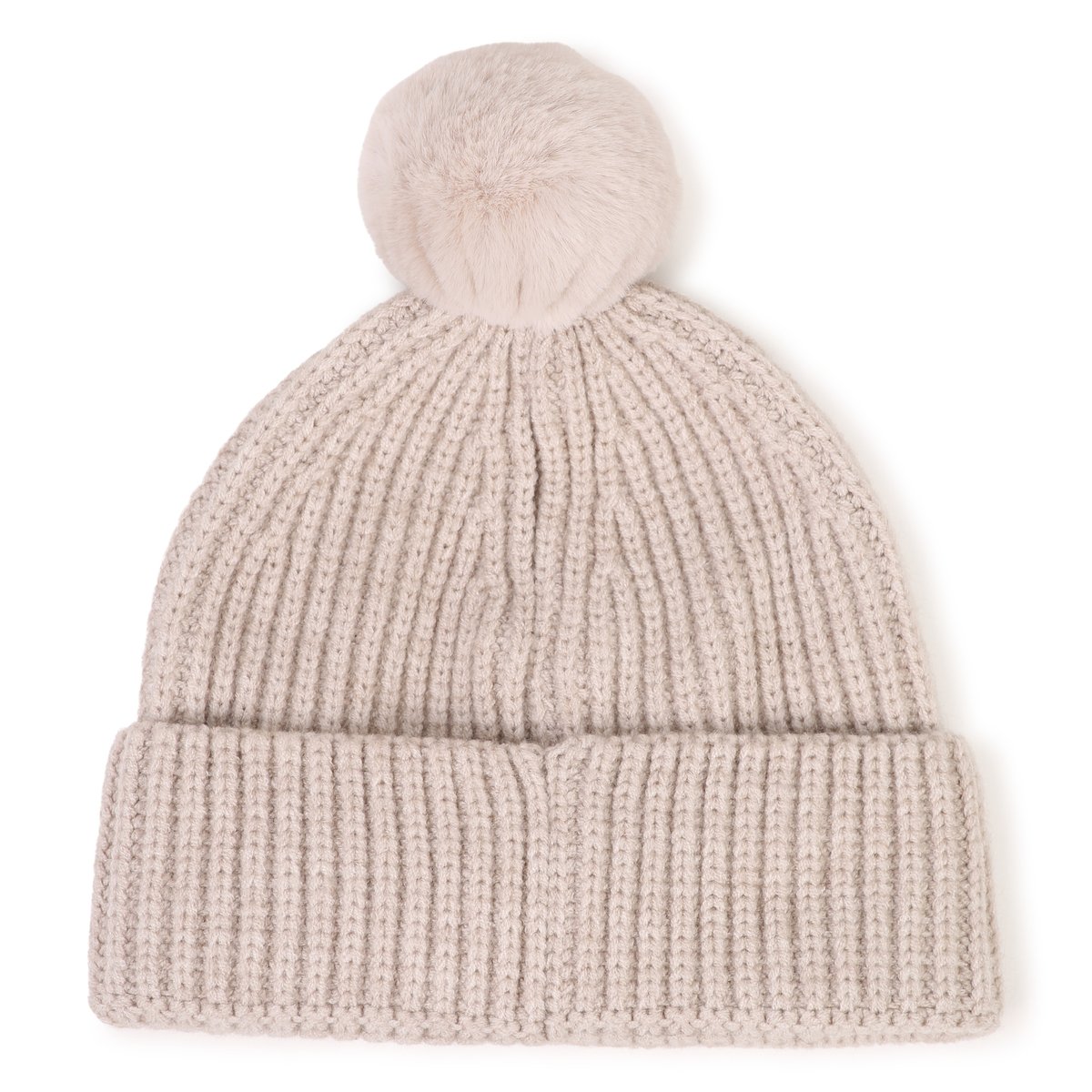 Bonnet en tricot ecru chine, BOSS KIDSWEAR