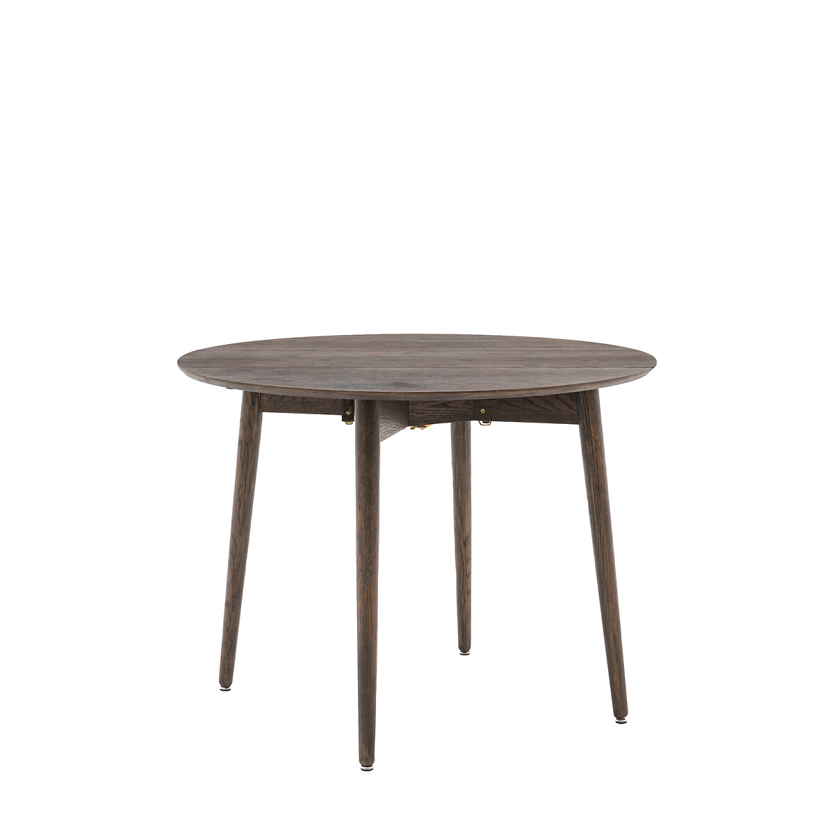 Hale Smoked Oak Round Folding Dining Table (Seats 4) smoked oak, ÉDITÉ