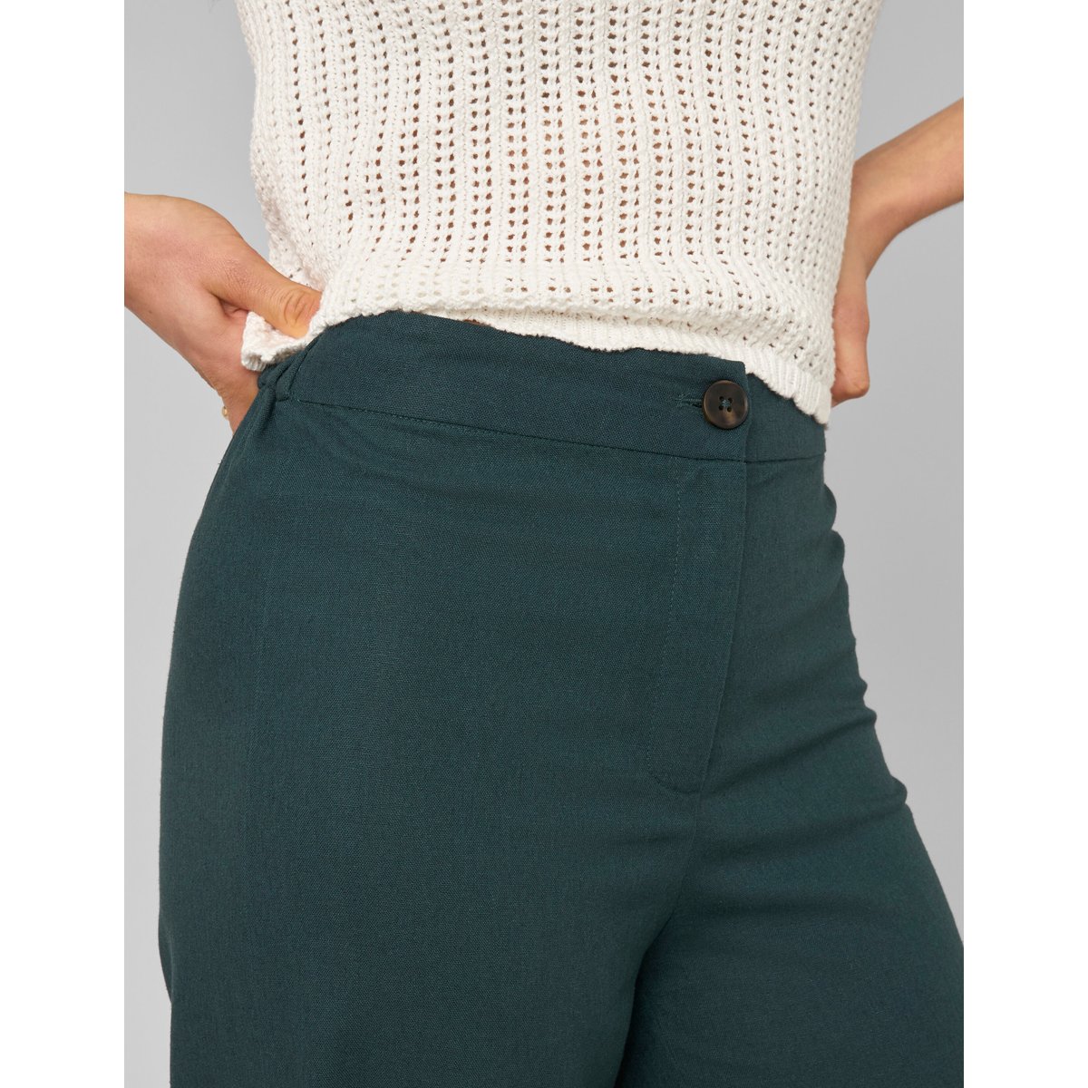 Pantalon fluide vert, BZB