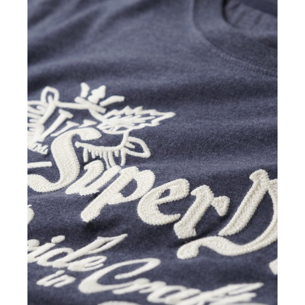 T-shirt Pride In Craft Vintage bleu marine chiné, SUPERDRY