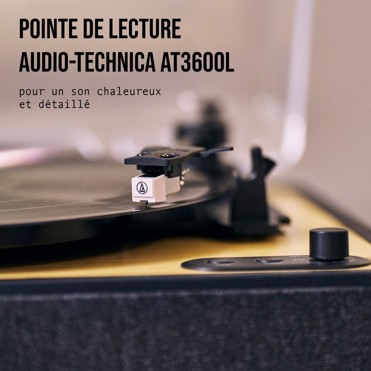 Platine vinyle Platine Rise-up turntable bambou clair, MARLEY
