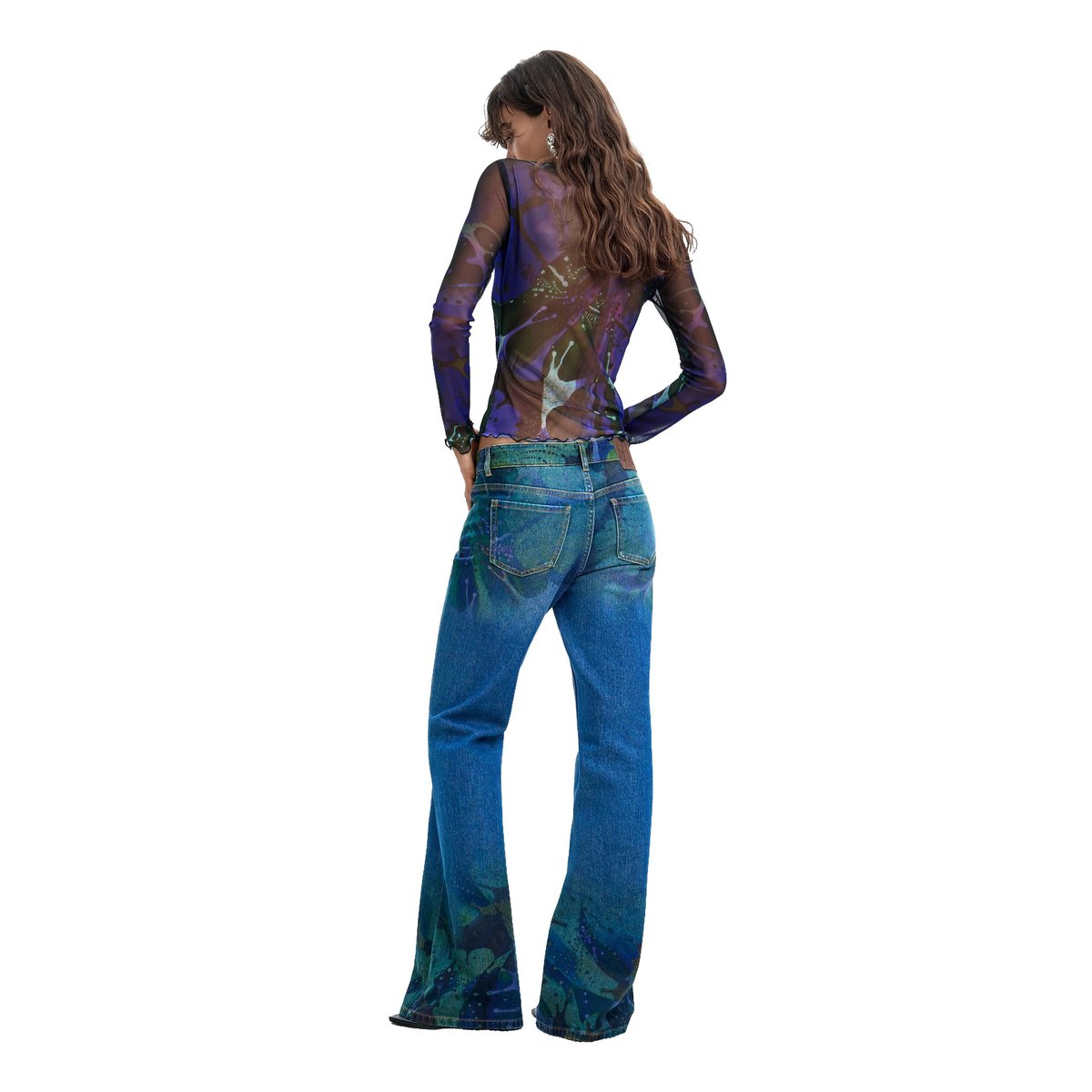 Jean flare M. C. Lacroix bleu, DESIGUAL