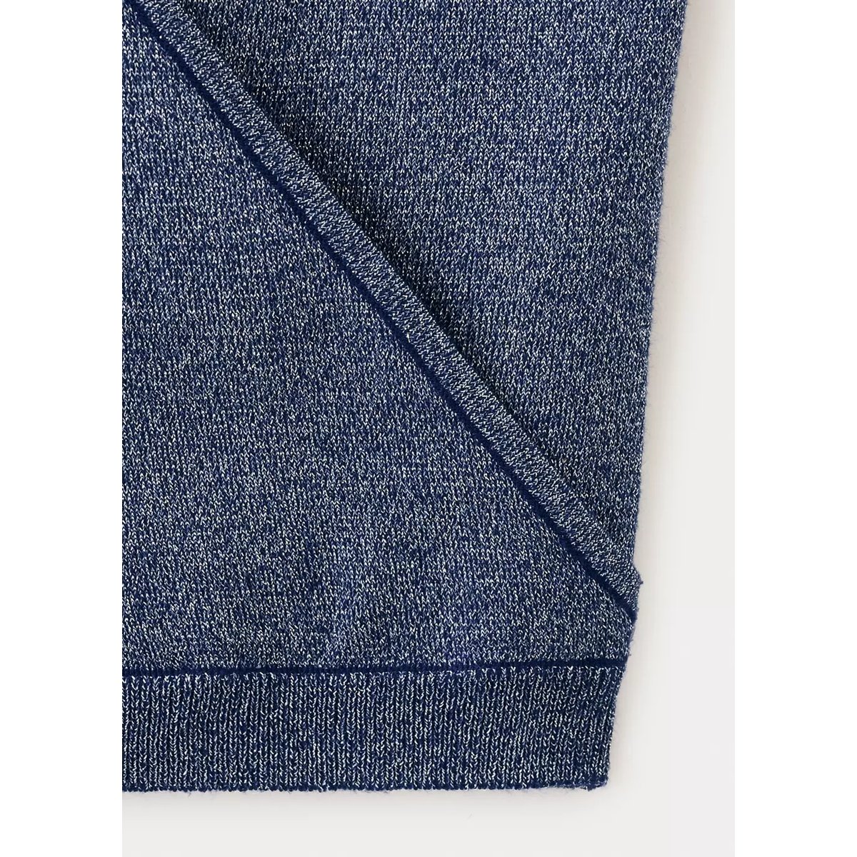 Top maille croisé bleu marine, MANGO TEEN