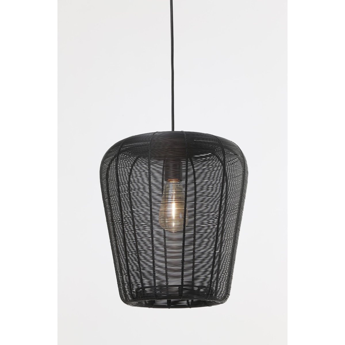 Suspension Métal ADETA noir, LIGHT & LIVING