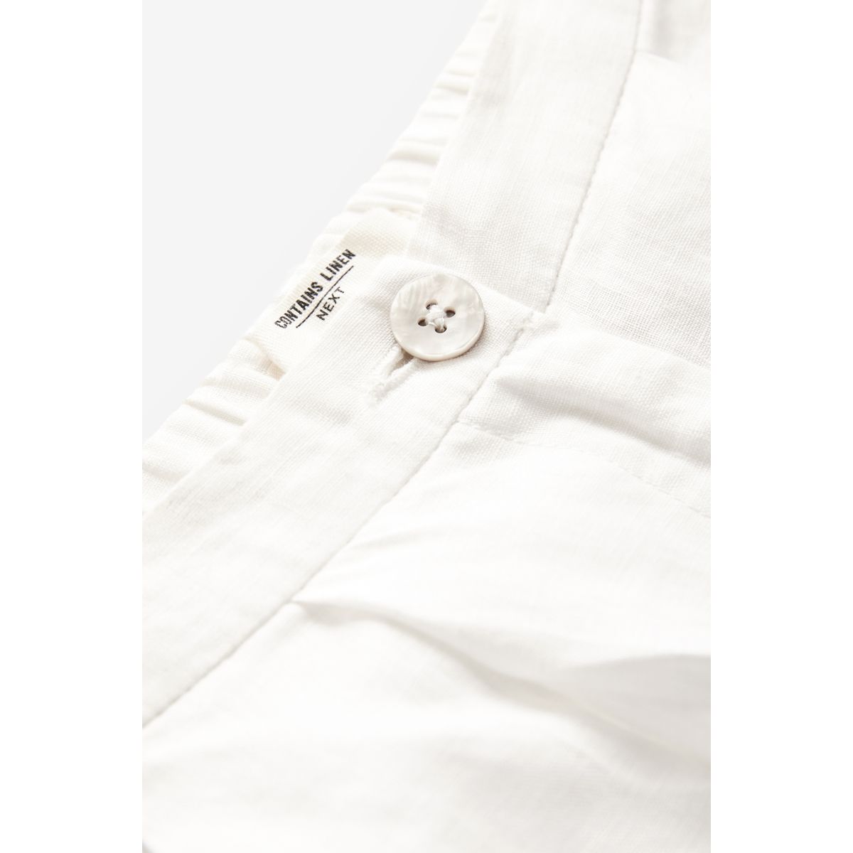Pantalon large haut de gamme blanc, NEXT