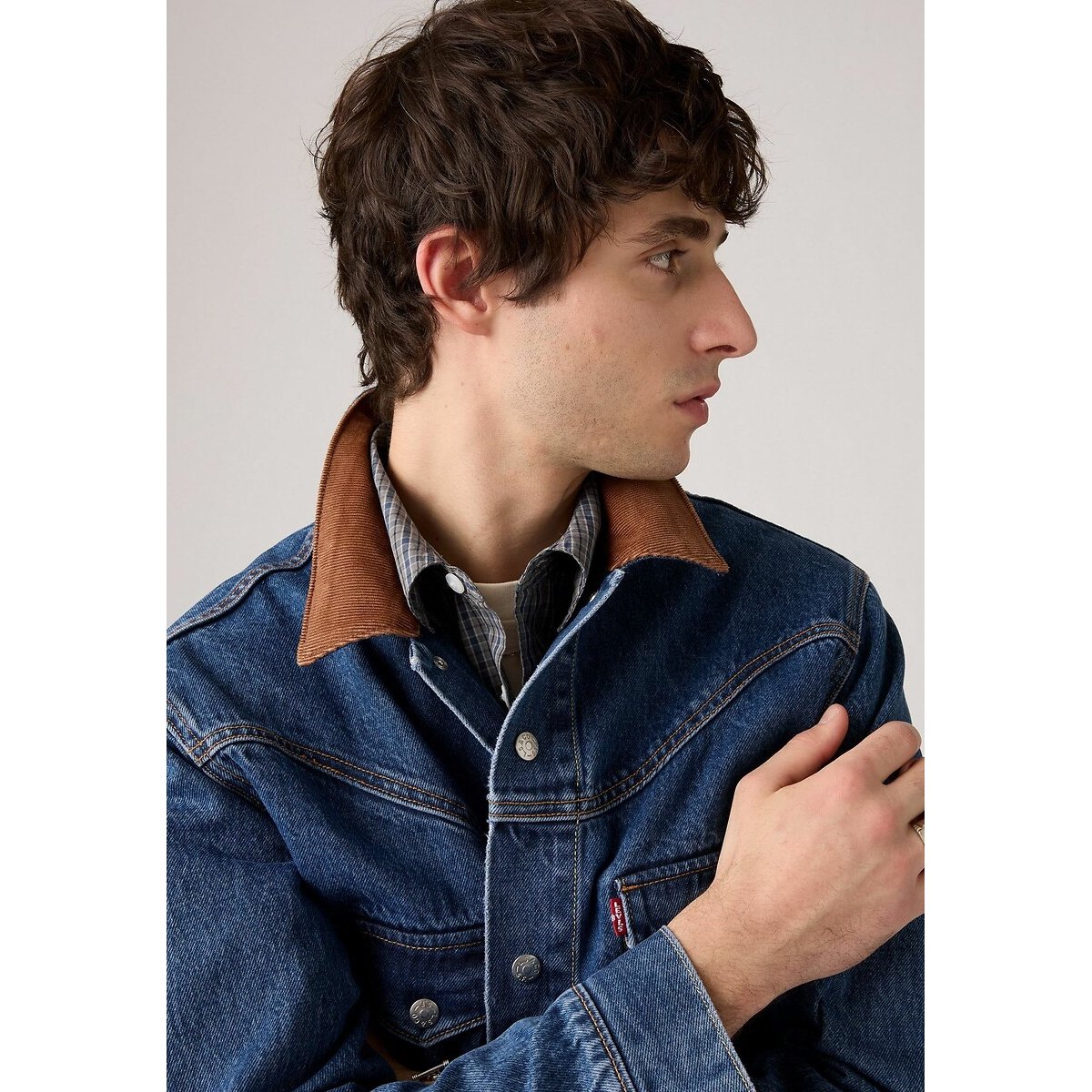 Veste western shorthorn bleu, LEVI'S