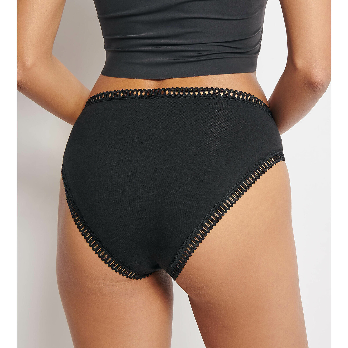 Confezione da 3 slip sgambati Go Crush blu marino+nero+stampa, SLOGGI