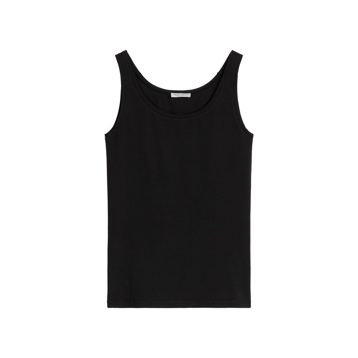 Débardeur slim en jersey simple stretch blanc, MARC O'POLO