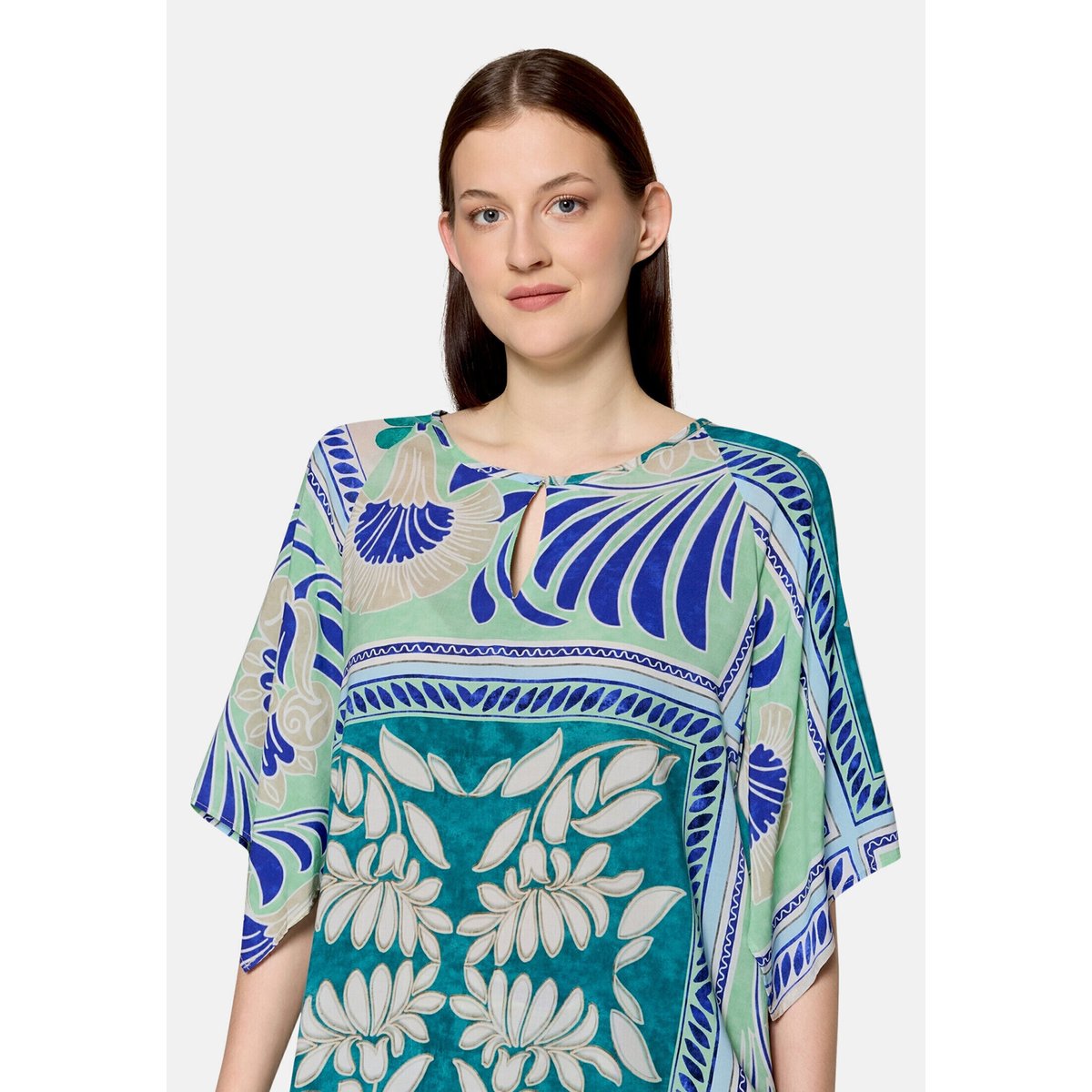 Blouse casual à motifs green/blue, CARTOON