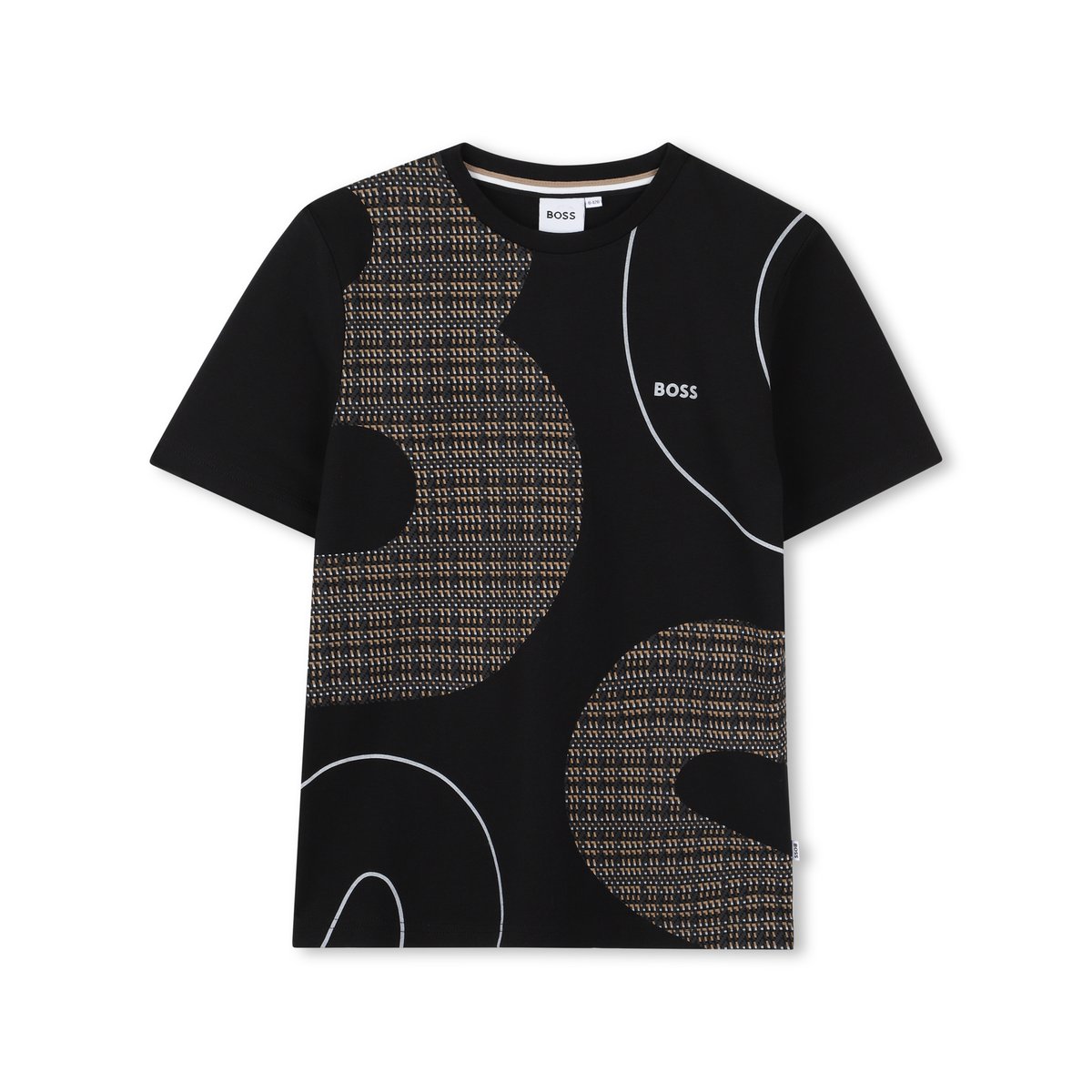 T-shirt à manches courtes black, BOSS KIDSWEAR