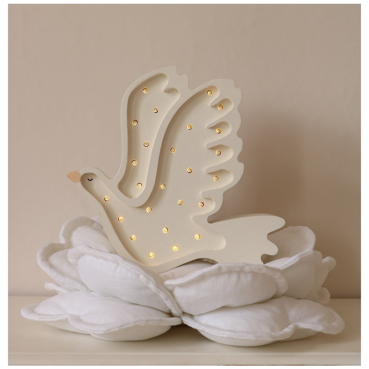 Lampe Veilleuse Colombe blanc, LITTLE LIGHTS