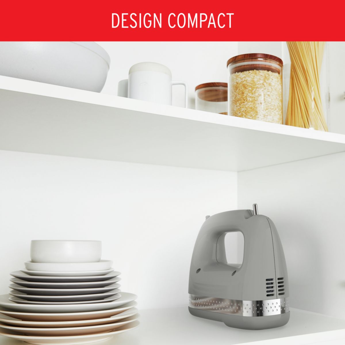Batteur soleil pepper HM211E10 gris, MOULINEX