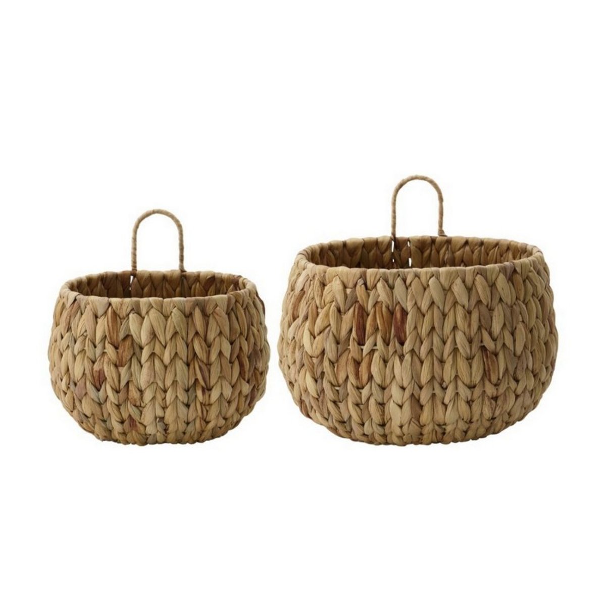 Panier rangement jacinthe Hang Set 2 bois clair, HOUSE DOCTOR