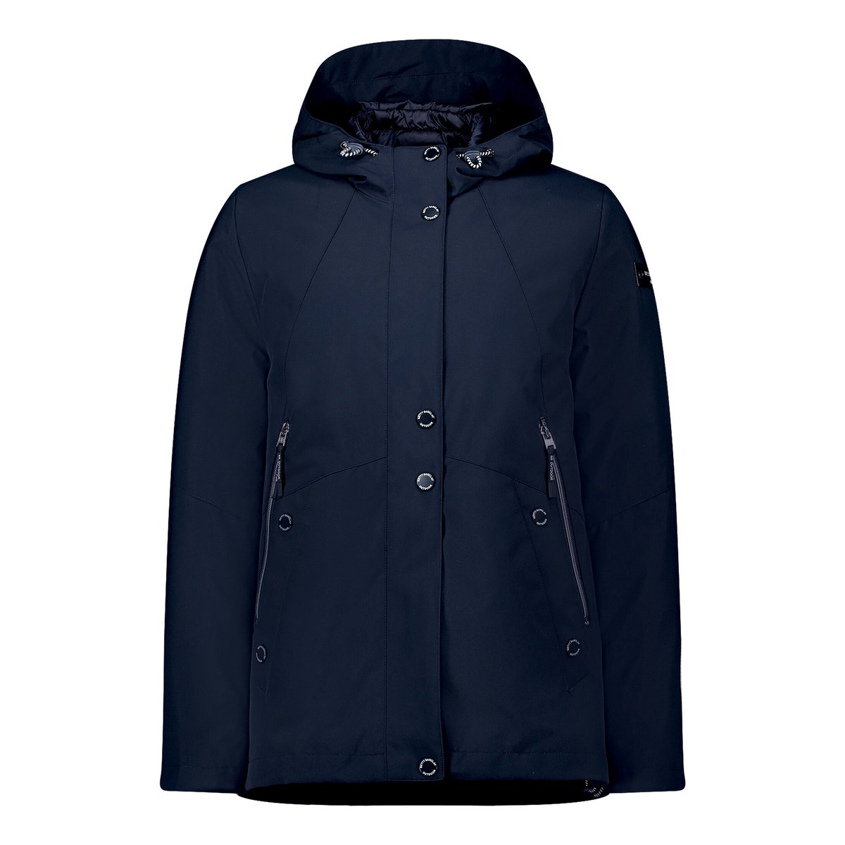 Veste outdoor à capuche bleu foncé, BETTY BARCLAY