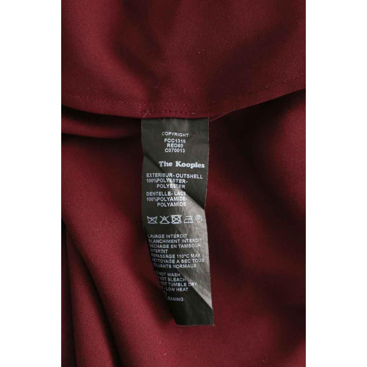 Blouse - Très Bon État bordeaux, THE KOOPLES
