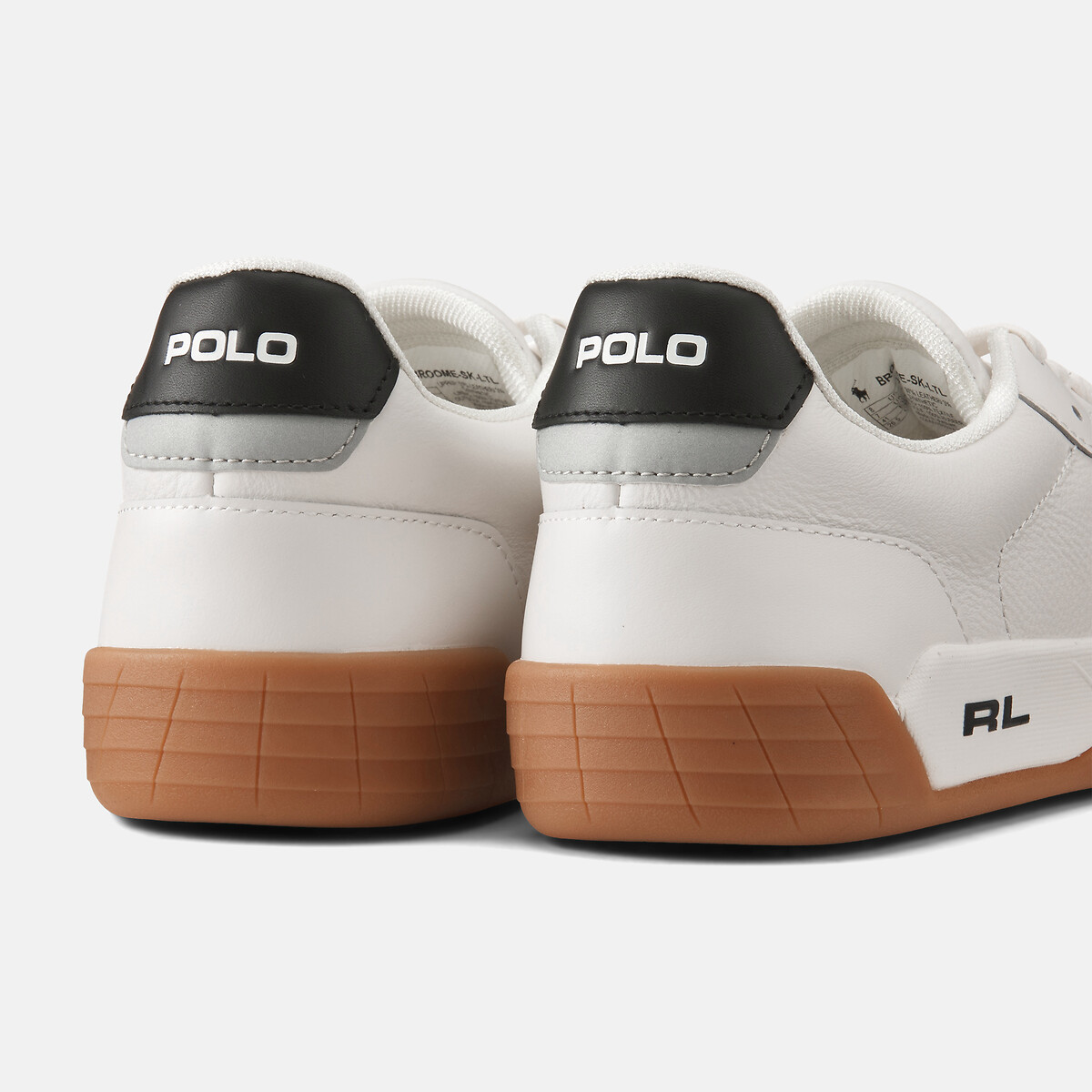Baskets en cuir Broome blanc, POLO RALPH LAUREN