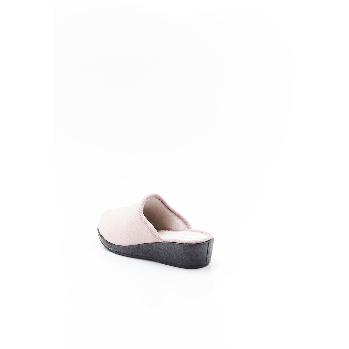 Mules compensées Thermolactyl en velours marron taupe, DAMART