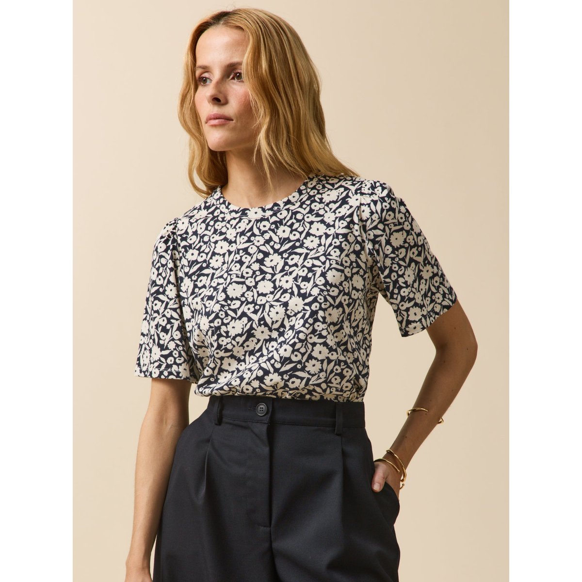 T-shirt  coton biologique imprimé Ikat imprimé ikat, CYRILLUS