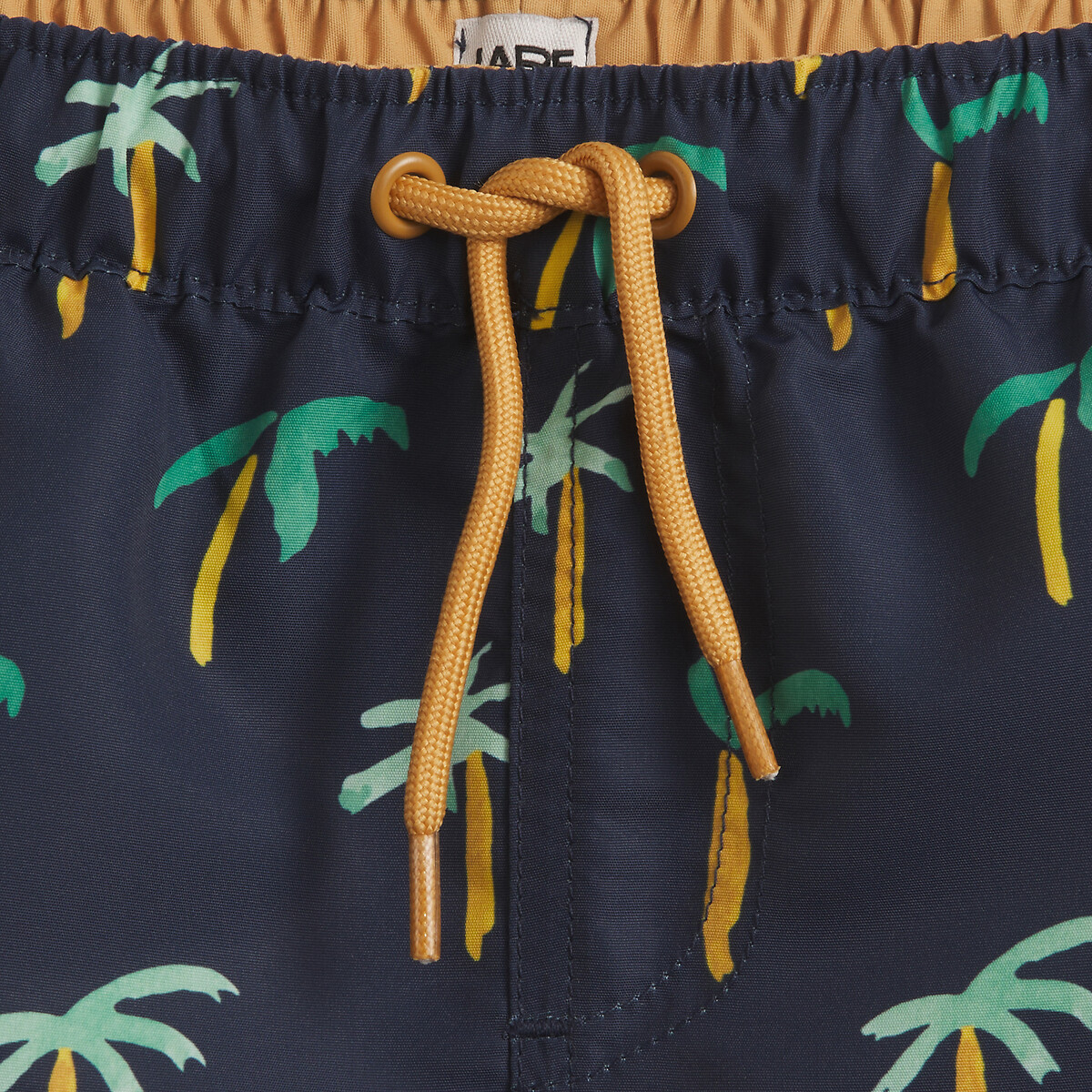 Palm Tree Swim Shorts navy blue, LA REDOUTE COLLECTIONS