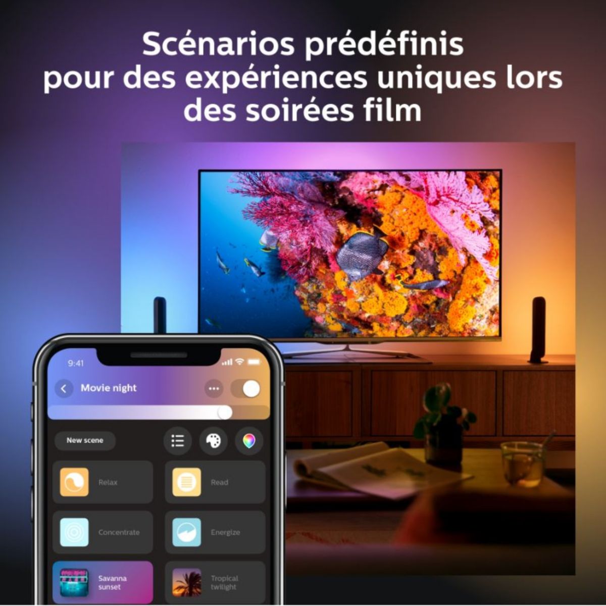 Lampe connectée Play White&Color Ambiance couleur unique, PHILIPS HUE