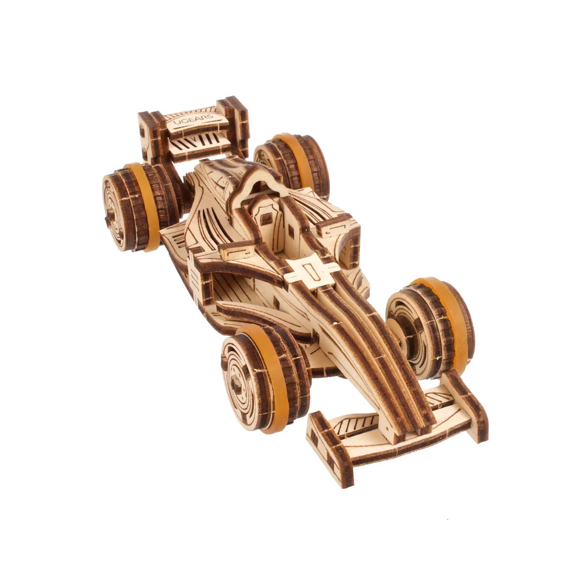 Puzzle 3D Mini bolide beige, UGEARS