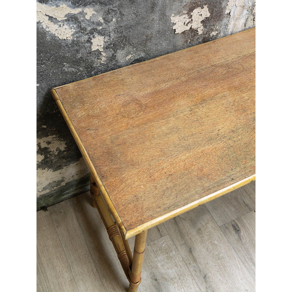 Bureau enfant en rotin Edouard N°715 - Bon état naturel, DEBONGOUT