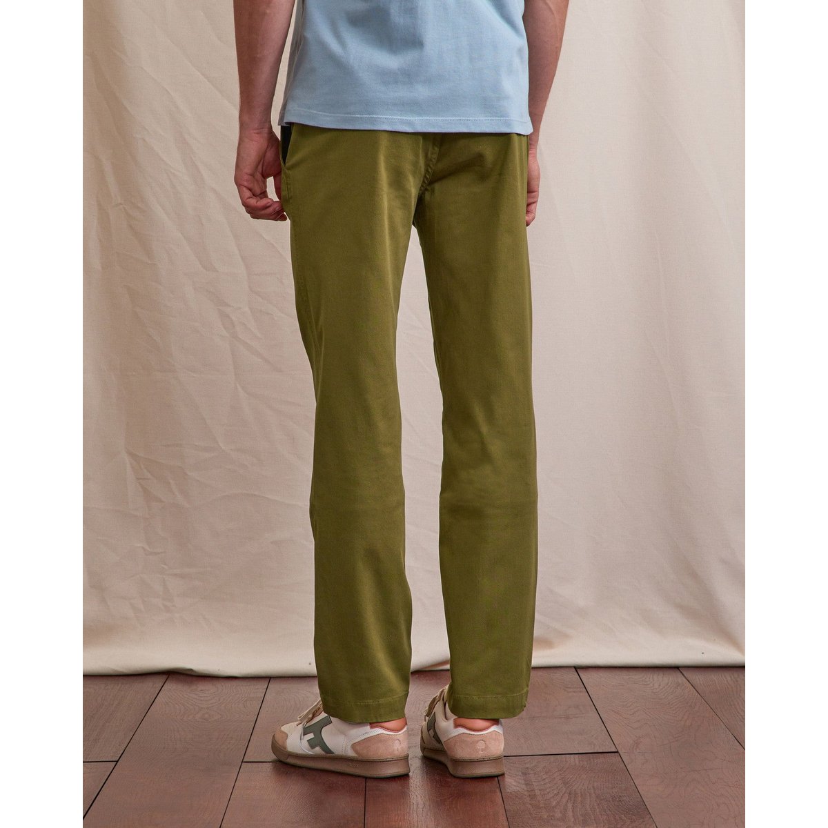 Chino BRIX REGULAR kaki foncé, FAGUO