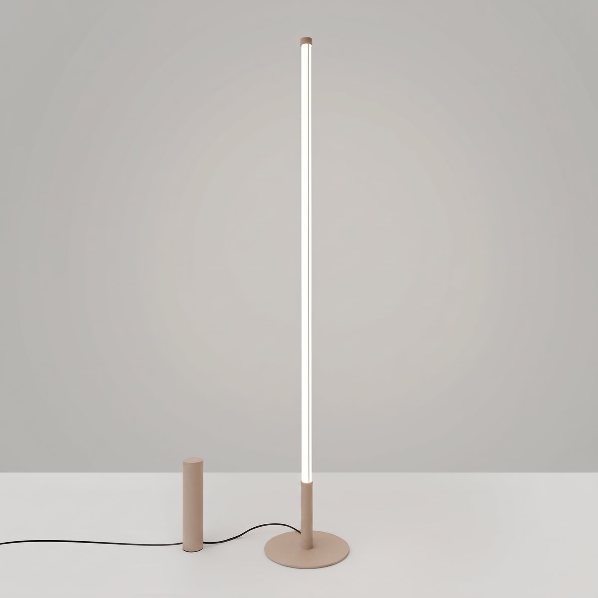 Lampadaire Taupe LED 1 Trang taupe, EDEN