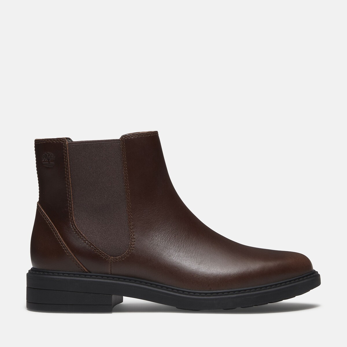 Stormbucks Mid Chelsea Leather Ankle Boots dark brown, TIMBERLAND