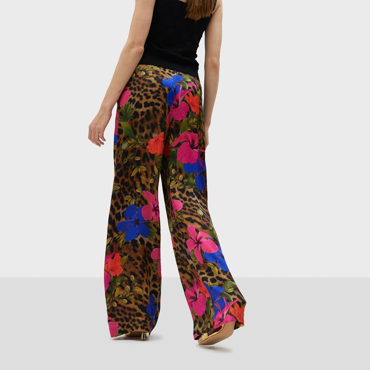 Pantalon à pinces fluide léopard, LOLA CASADEMUNT