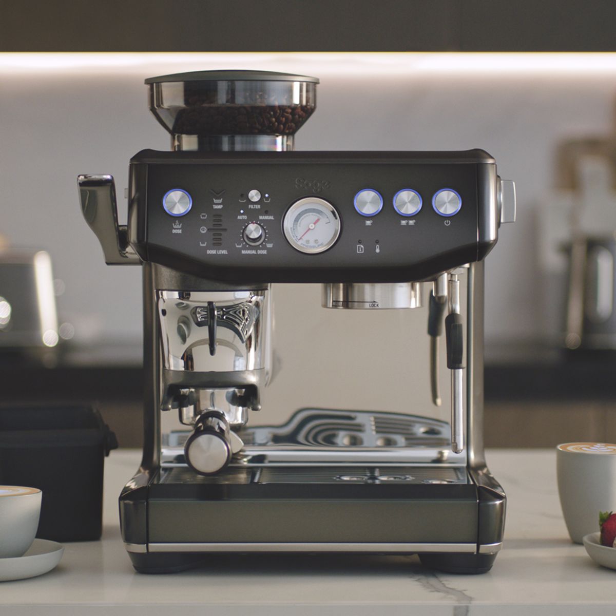 Machine à expresso impress SES876BST4EEU1 noir, SAGE APPLIANCES