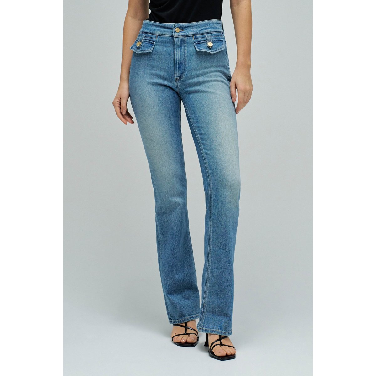 JEAN DESTINY PUSH UP BOOTCUT bleu, SALSA JEANS