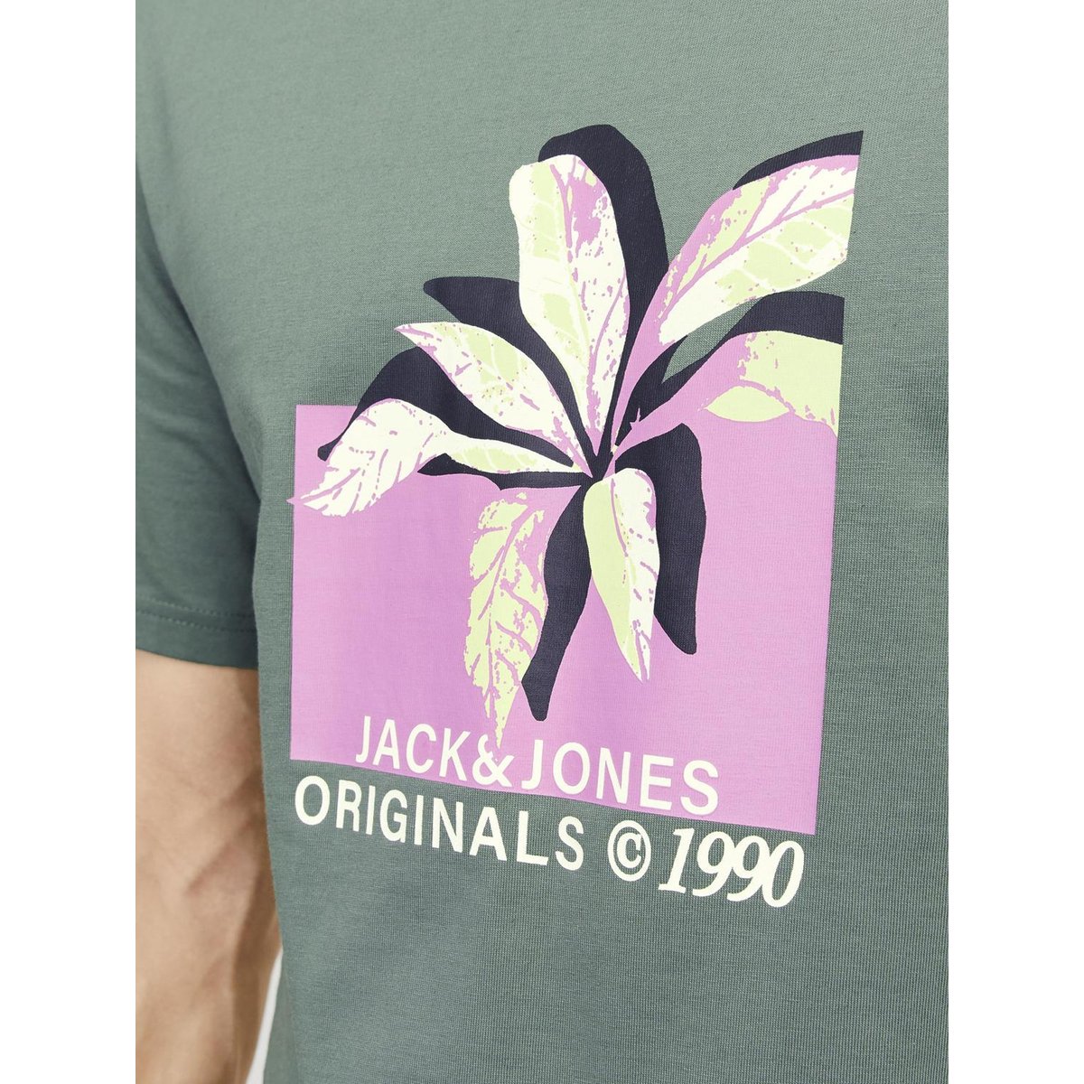 T-Shirt laurel wreath, JACK & JONES
