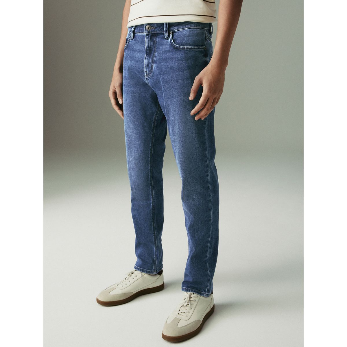 Jean motionflex bleu moyen, NEXT