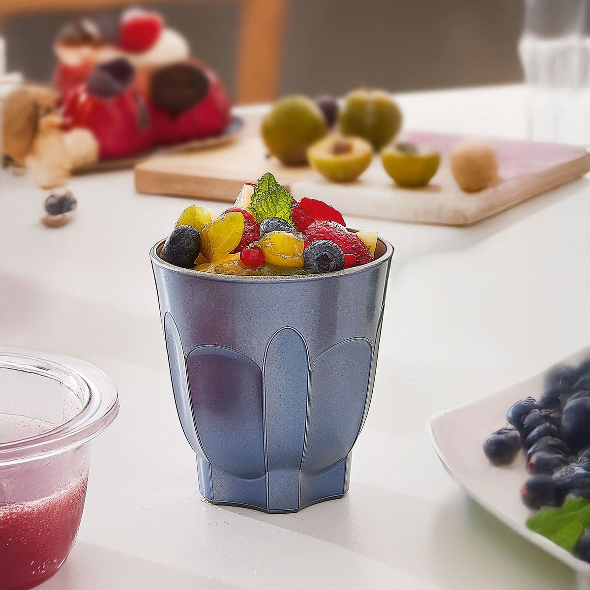 6 tasses en verre 24 cl bleues -FLASHY bleu, LUMINARC
