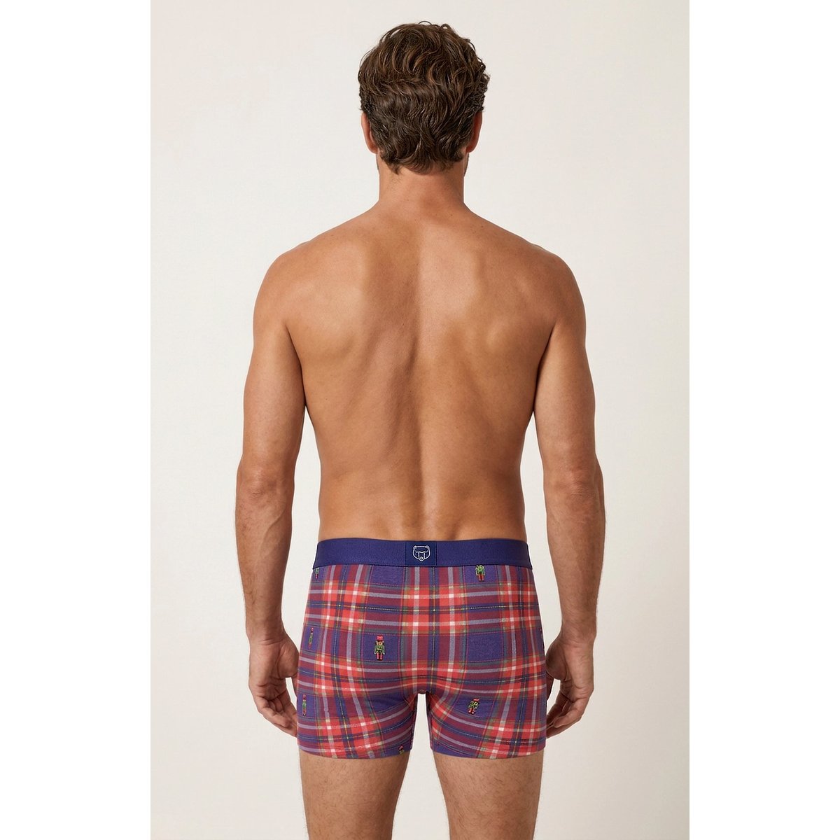 Pack 2 boxers en jersey de coton couleur unie Léon multicolore, ARTHUR