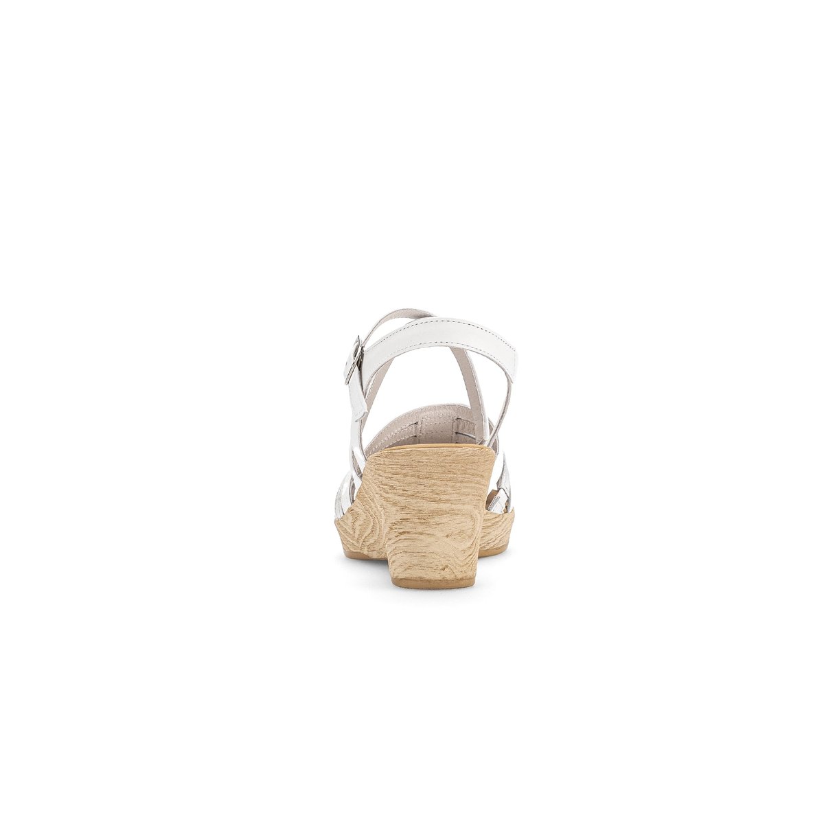 Sandales en nubuck à talon compensé blanc, GABOR