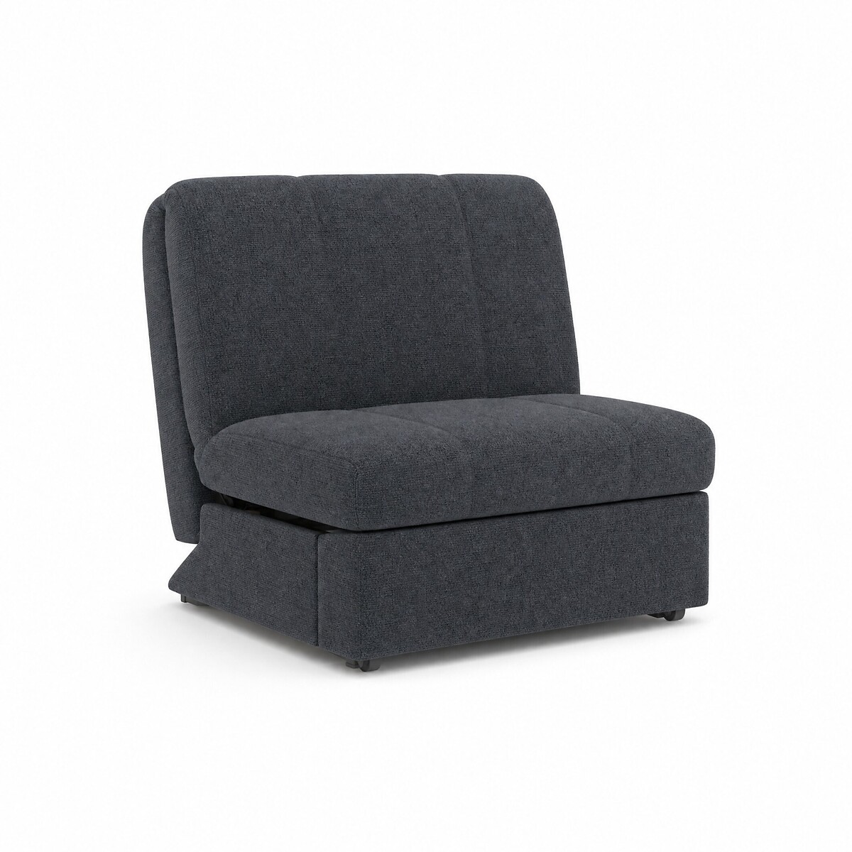 Rockford Velvet Single Sofabed with Foam Mattress dark grey , ÉDITÉ