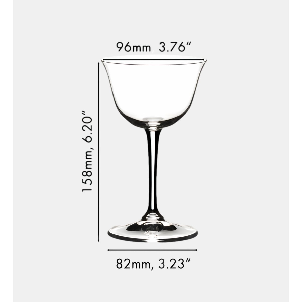 Lot de 2 verres à pied bar dsg sour transparent, RIEDEL