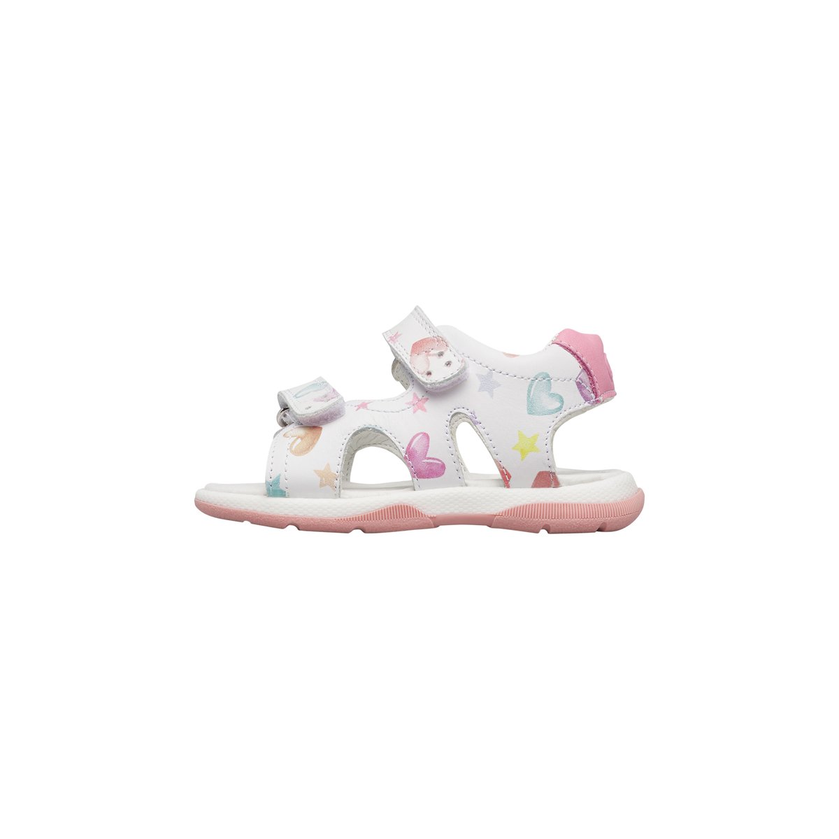 Sandales en cuir WUNNY blanc-rose-, FALCOTTO