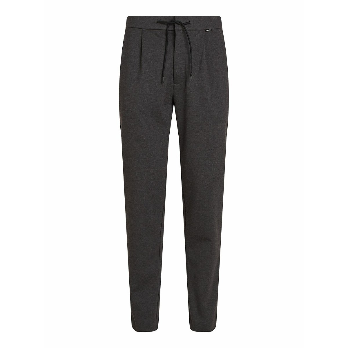 Pleated Tapered Trousers black, CALVIN KLEIN