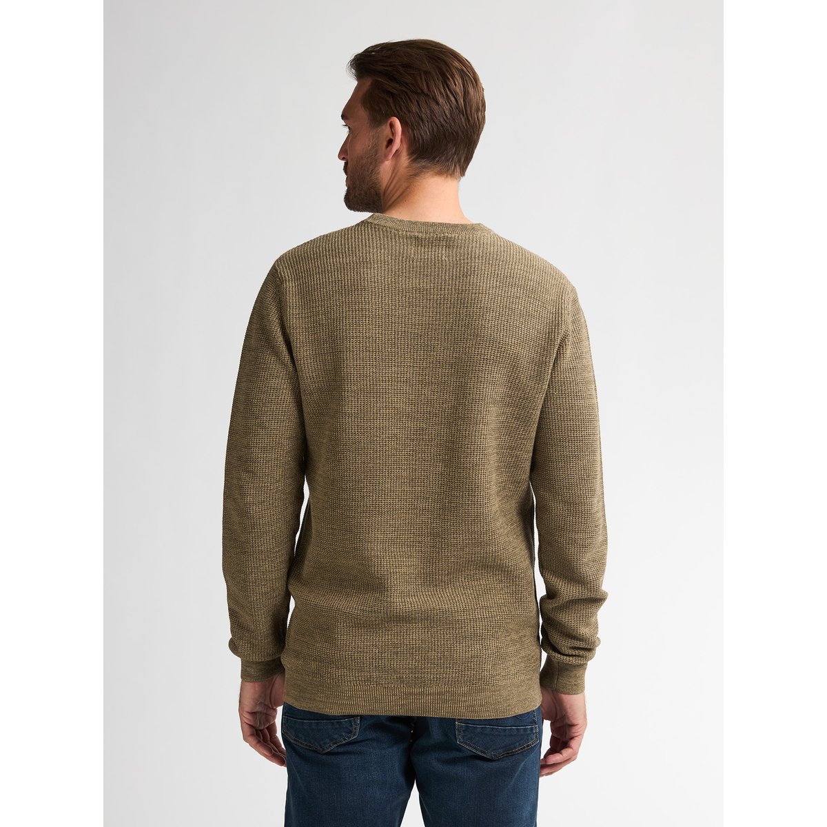 Pull mélangé lincoln marron tan, PETROL INDUSTRIES
