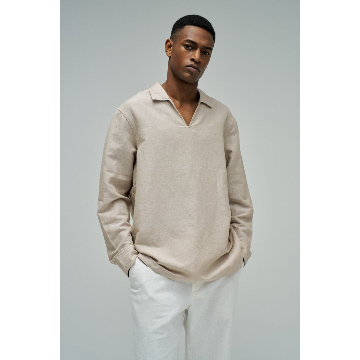 CHEMISE EN LIN ecru, SALSA JEANS