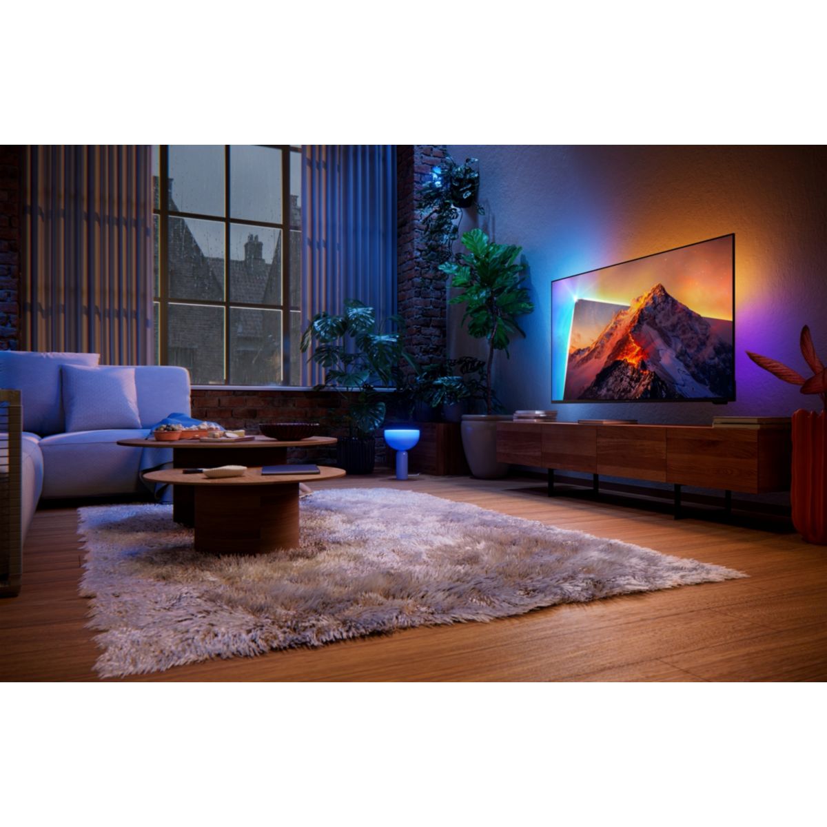 TV 50PQS8631 (2026) 50" (126 cm) 4K Ultra HD - Ambilight, Smart TV couleur unique, PHILIPS